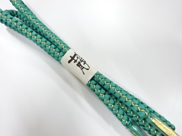 未使用品　正絹　手組帯締め